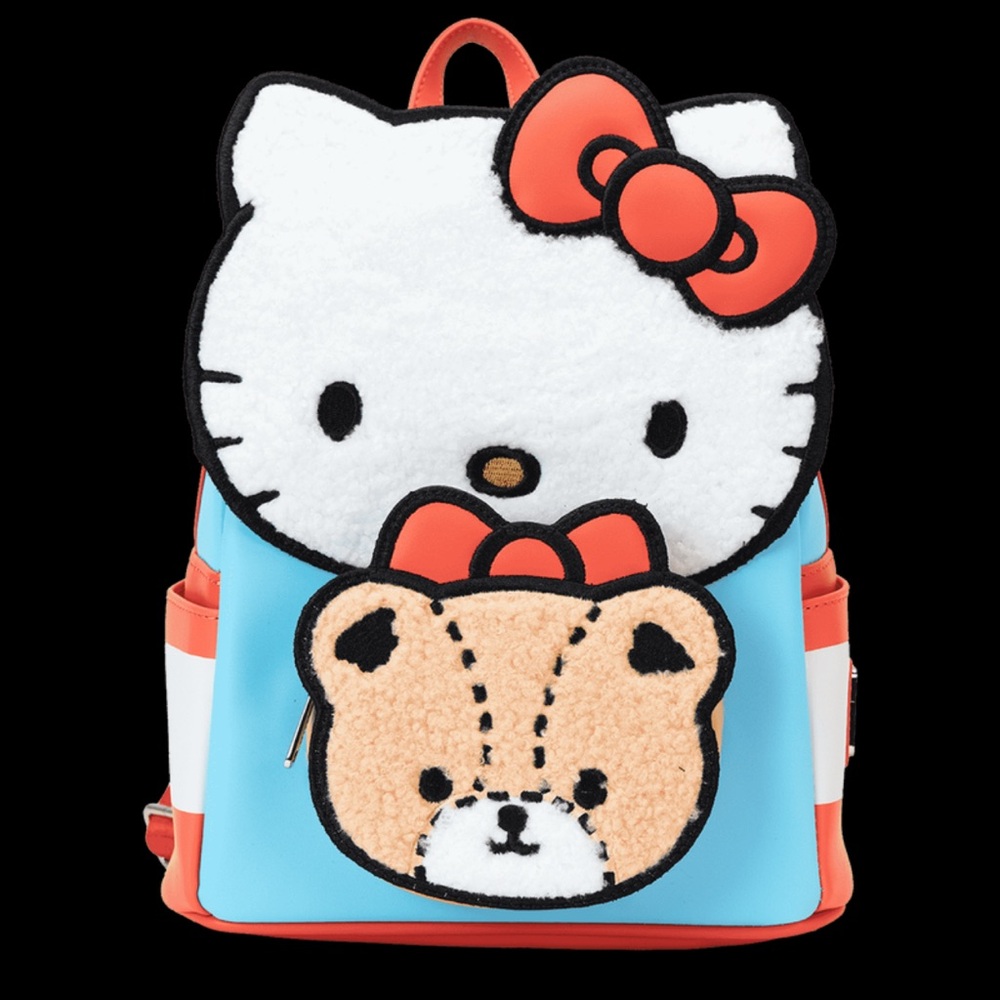 Loungefly Hello Kitty Blue and Red Backpack